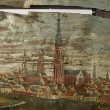 Ronald de Jager Restauratie en Conservatie van Schilderijen Beleg citadel Antwerpen voor restauratie detail