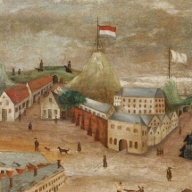 Ronald de Jager Restauratie en Conservatie van Schilderijen Beleg citadel Antwerpen na restauratie detail