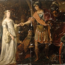Ronald de Jager Restauratie en Conservatie van Schilderijen Ferdinand Bol Scipio tijdens restauratie