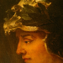 Ronald de Jager Restauratie en Conservatie van Schilderijen Ferdinand Bol Scipio tijdens restauratie detail