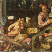 Ronald de Jager Restauratie en Conservatie van Schilderijen Floris van Schooten Keukenstuk tijdens restauratie