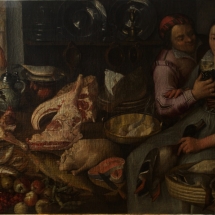 Ronald de Jager Restauratie en Conservatie van Schilderijen Floris van Schooten Keukenstuk na restauratie strijklicht-opname