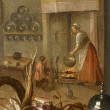 Ronald de Jager Restauratie en Conservatie van Schilderijen Floris van Schooten Keukenstuk na restauratie detail