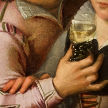 Ronald de Jager Restauratie en Conservatie van Schilderijen Floris van Schooten Keukenstuk na restauratie detail