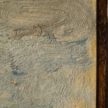 Ronald de Jager Restauratie en Conservatie van Schilderijen George Hendrik Breitner tijdens restauratie detail duimafdruk
