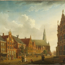 Ronald de Jager Restauratie en Conservatie van Schilderijen Isaac Ouwater Nieuwstraat Hoorn tijdens restauratie