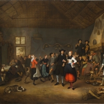 Ronald de Jager Restauratie en Conservatie van Schilderijen Hendrick Bogaert Boerenbruiloft na restauratie