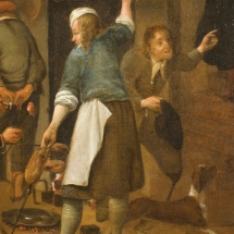 Ronald de Jager Restauratie en Conservatie van Schilderijen Hendrick Bogaert Boerenbruiloft na restauratie detail